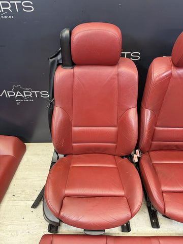 01-06 BMW E46 M3 OEM Complete Convertible Interior Imola Red Powered Heated