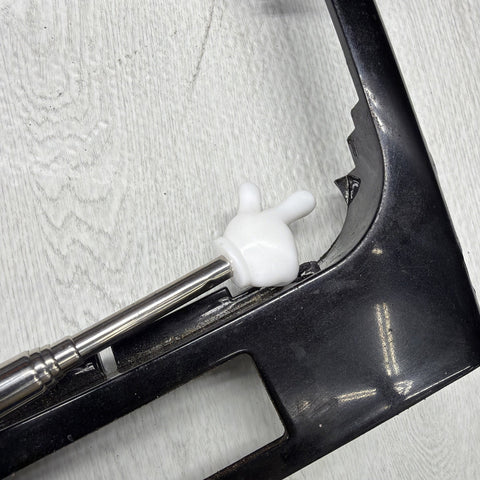 01-06 BMW E46 M3 Convertible Interior Armrests Trim Set Piano Black *Notes*