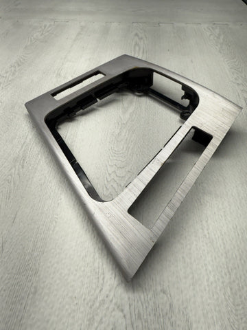 01-06 BMW E46 M3 Convertible Interior Center Shift Shifter Trim Brushed Aluminum