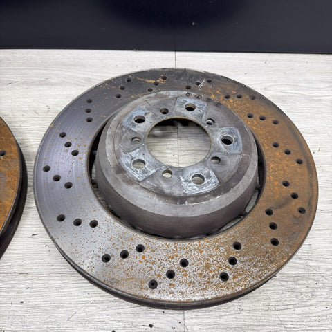 08-13 BMW E90 E92 E93 M3 Front Left & Right Ventilated Brake Disc Rotor Set
