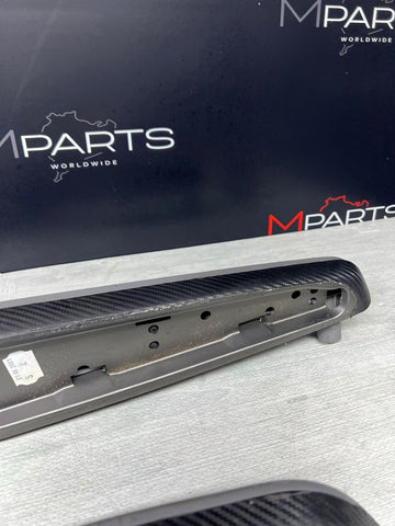 01-06 BMW E46 M3 Convertible Interior Armrests Trim Set Titan Shadow Grey