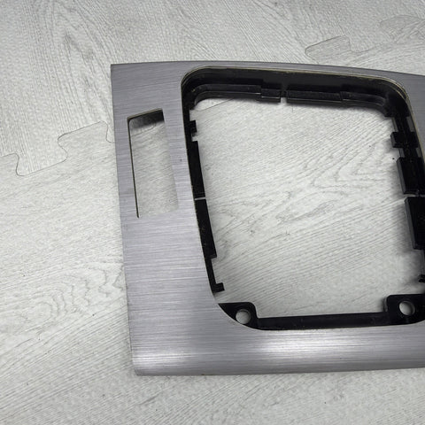 01-06 BMW E46 M3 Coupe Interior Center Shift Shifter Trim Brushed Aluminum