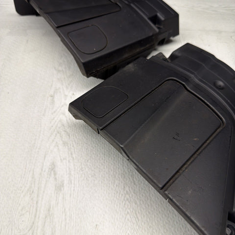 01-06 BMW E46 M3 OEM Convertible Rear Top Lateral Trim Panel Pair Black *Notes*