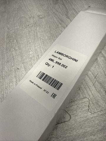 Genuine Lamborghini 4ML998002B | SET WIPER BLADES