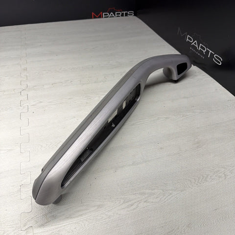 01-06 BMW E46 M3 Brushed Aluminum/Grey Door Trim Armrest Right Front Passenger