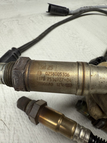 60k Miles Set of 4 Oxygen O2 Sensors 2005 BMW 330I E46 ZHP OEM 7523434 7523435