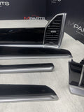 Porsche Macan 2018 BLACK PIANO Dash Dashboard Door Molding Panel Trim Set