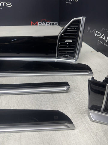 Porsche Macan 2018 BLACK PIANO Dash Dashboard Door Molding Panel Trim Set