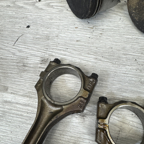 1996-2000 BMW S52 Engine Piston and Connecting Rod Set of 6 E36 M3 Z3M OEM