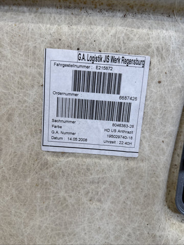 (PICKUP ONLY) 08-13 BMW E90 M3 Sedan Top Headliner Head Liner Cloth Panel OEM