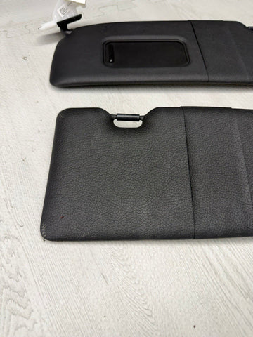14-21 OEM BMW F22 F87 M235 M2 Interior Sun Visors Leather Black Pair Set