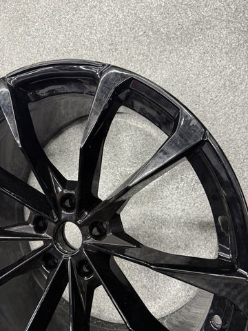 2019-2024 Lamborghini Urus Front Wheel Black Rim 23x10 ET28 OEM