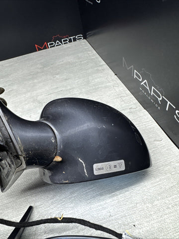 01-06 BMW E46 M3 Side View Door Mirrors Pair Carbon Black *Notes*