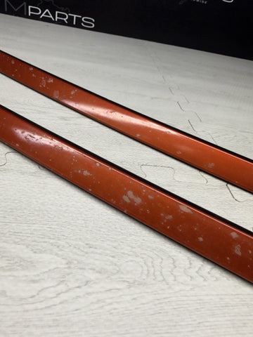 BMW 15-20 F82 M4 Coupe Exterior Roof Rails Trims Drip Mouldings Sakhir Orange
