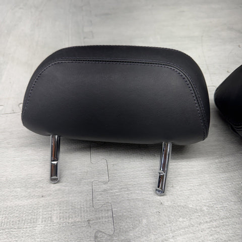 01-06 BMW E46 M3 Black Seat Headrest Left Right Rear OEM