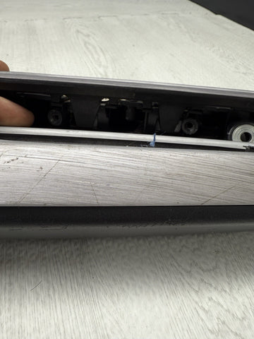 01-06 BMW E46 M3 Convertible Rear Armrest Armrests Black Silver Genuine 7585278