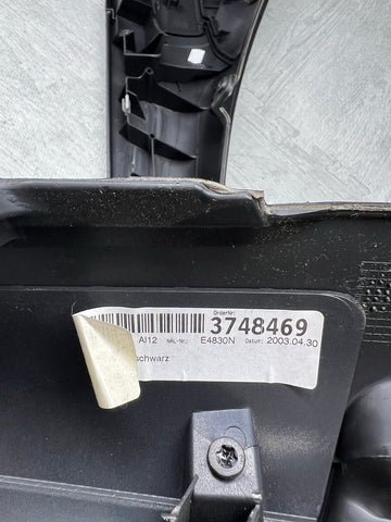 BMW 01-06 E46 325 330 M3 OEM Convertible Rear Top Lateral Trims Panels Black