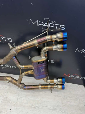 Valvetronic Designs Valved Titanium Full Exhaust w/ Burnt Tips 20-25 BMW G87 M2