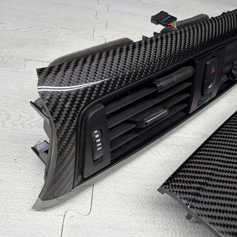 15-20 BMW F80 M3 F82 M4 Carbon Fiber Interior Dash Dashboard Trim Set OEM