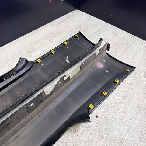 08-13 BMW E92 E93 M3 OEM Right Left Passenger Side Skirt Rocker Panels Black