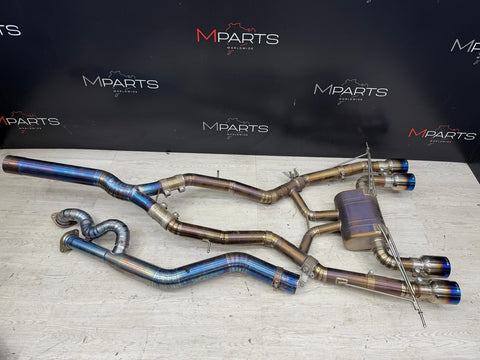 Valvetronic Designs Valved Titanium Full Exhaust w/ Burnt Tips 20-25 BMW G87 M2