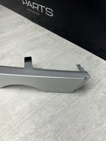 00-06 BMW E46 330Ci M3 Left Driver Side Headlight Lower Molding Trim Silver OEM