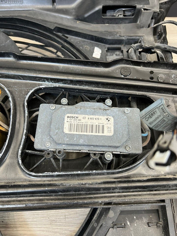 (PICKUP ONLY) BMW E46 M3 01-06 FRONT CLIP RADIATOR SUPPORT AUX FAN ORIGINAL