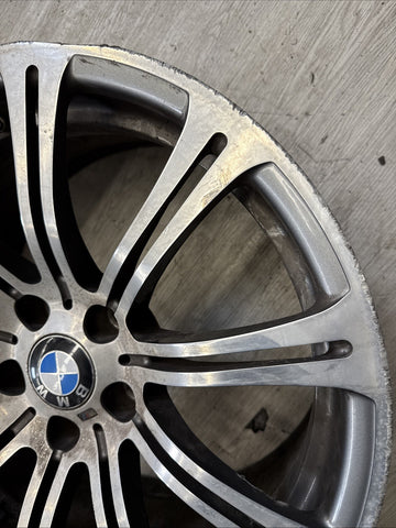 08-13 OEM BMW E90 E92 E93 M3 Rear 19” Wheel Rim Style 220M Silver 19x9.5 ET23