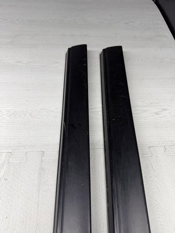 OEM BMW 98-02 Z3 M Z3M Coupe Interior Door Sill Cover Covers Trims Pair Black