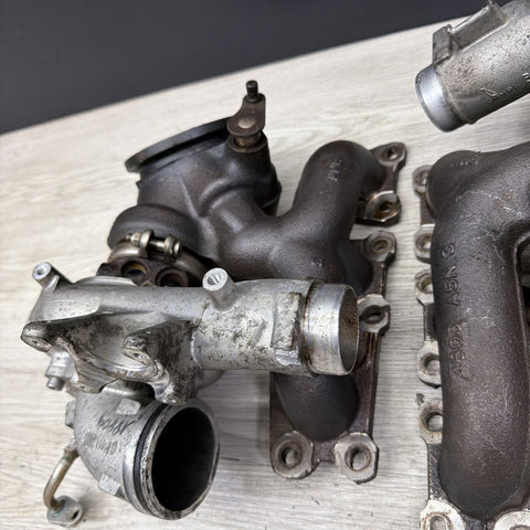 OEM BMW F80 F82 F83 F87 M2 M3 M4 S55 Engine Turbos Turbocharger Set 60k Miles