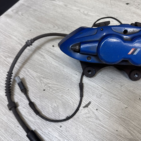 BMW 15-20 F87 M2 F30 F31 F80 F82 F83 M3 M4 Front Left Driver Brake Caliper Blue
