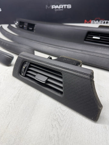 08-13 BMW E92 E93 M3 Interior Trim Set Carbon Leather OEM Genuine