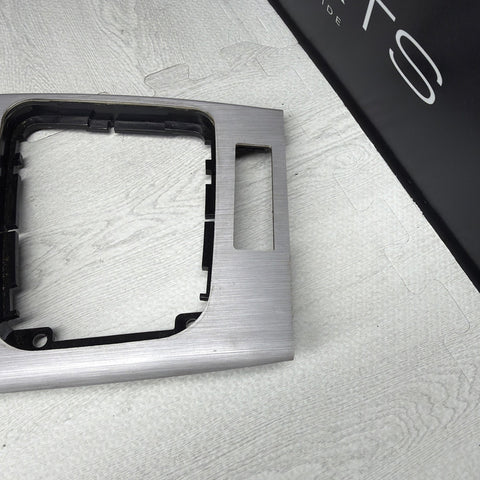 01-06 BMW E46 M3 Coupe Interior Center Shift Shifter Trim Brushed Aluminum