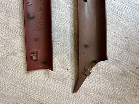 96-02 BMW Z3M Roadster Front Windshield A Pillars Interior Trims Imola Red