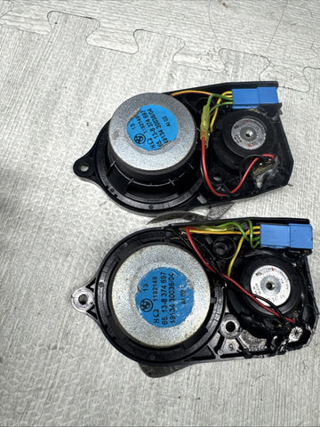 01-06 BMW E46 M3 HAES FRONT MID RANGE TWEETER SPEAKERS 65138374697 *Notes*