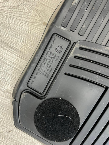 Genuine Front All Weather Floor Mats Set Black BMW E90 E92 E93 3-Series M3
