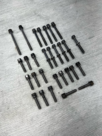 BMW 08-13 E90 E92 E93 M3 S65 Engine Oil Pan Bolts OEM Set Complete