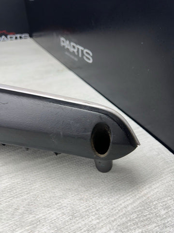 01-06 BMW E46 M3 Brushed Aluminum/Black Door Trim Armrest Right Front Passenger