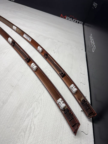 14-21 BMW F87 M2 M240i 228i 230i F22 ROOF RAIL DRIP MOLDINGS TRIMS SAKHIR ORANG
