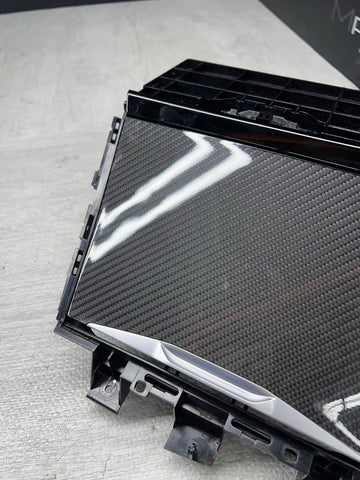 BMW 21-25 G80 G82 G83 M3 M4 Center Console Carbon Storage Trim Panel OEM