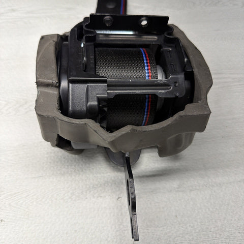 OEM BMW G80 M3 Competition Rear Left Driver Side Seatbelt Retractor M Stitch