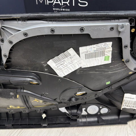 01-06 BMW E46 M3 DRIVER LEFT SIDE DOOR PANEL CARD BLACK OEM