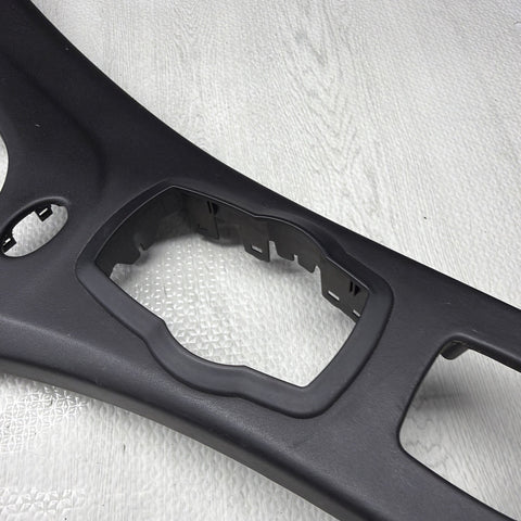 09-13 BMW E93 M3 DCT CIC LEATHER CENTER CONSOLE TRIM CONVERTIBLE *CREASES*