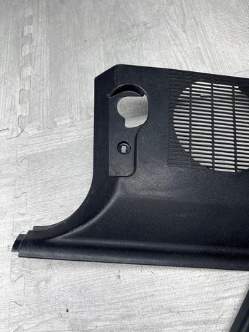 91-99 BMW E36 3 Series M3 Left Driver Dead Pedal Cover Kick Panel Trim Black OEM