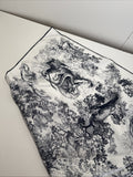 NEW Christian Dior Silk Scarf W Belt 540 Bleu Marine 22JOU120I602
