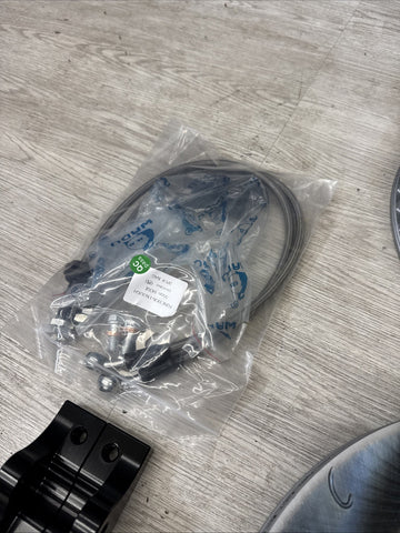 01-06 BMW E46 M3 BREMBO Big Brake Kit Yellow Calipers Rotors Set NEW Plug Play