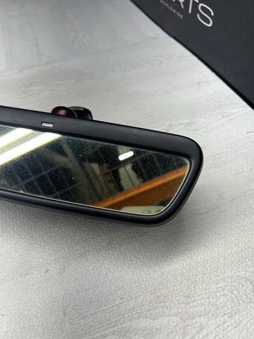 BMW 01-06 E46 M3 Auto Dimming Rear View Mirror SOS Homelink 51167115777 *Imperfe