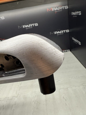 01-06 BMW E46 M3 Brushed Aluminum/Black Door Trim Armrest Front Left Driver