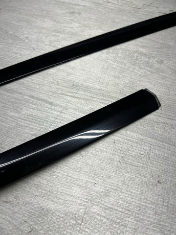 07-13 BMW E93 328 335 M3 Convertible Roof Trims Covers Moldings White Set OEM