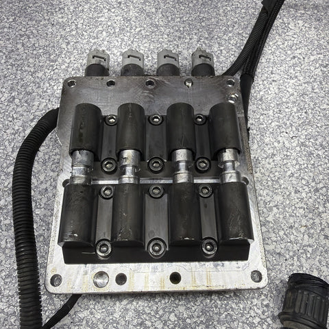 06-10 BMW E63 M6 SMG TRANSMISSION HYDRAULIC SOLENOID BLOCK OEM 2282998
